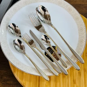 سرویس٢٤ نفرە هلالی مات طلایی نقرەای ١٢٠ پارچه